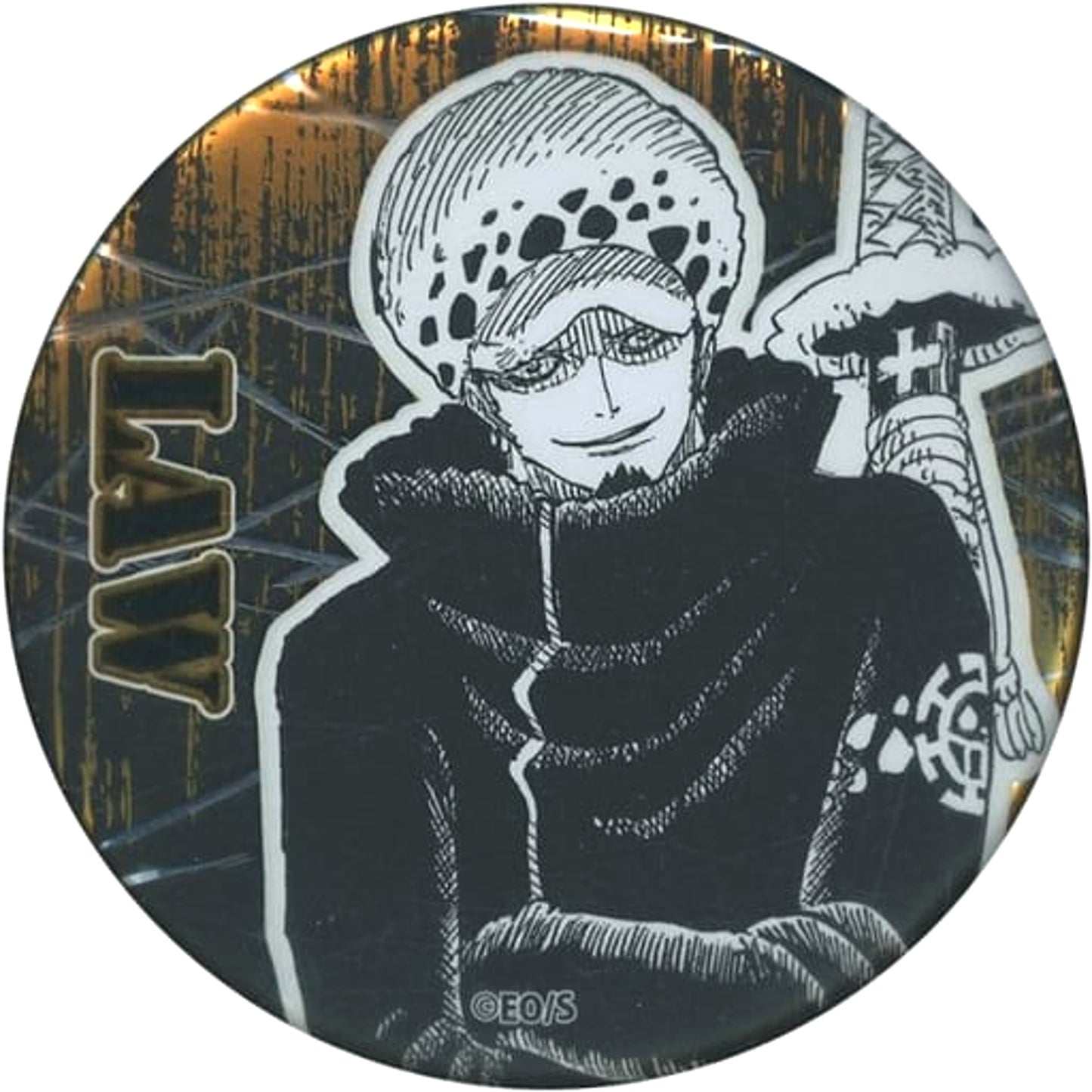Trafalgar Law One Piece Decollection Button [USED]