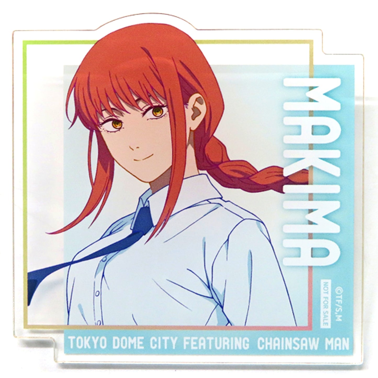 Makima B Prize Chainsaw Man Acrylic Badge Tokyo Dome City Attractions Ennichi Game Vol. 2 [USED]