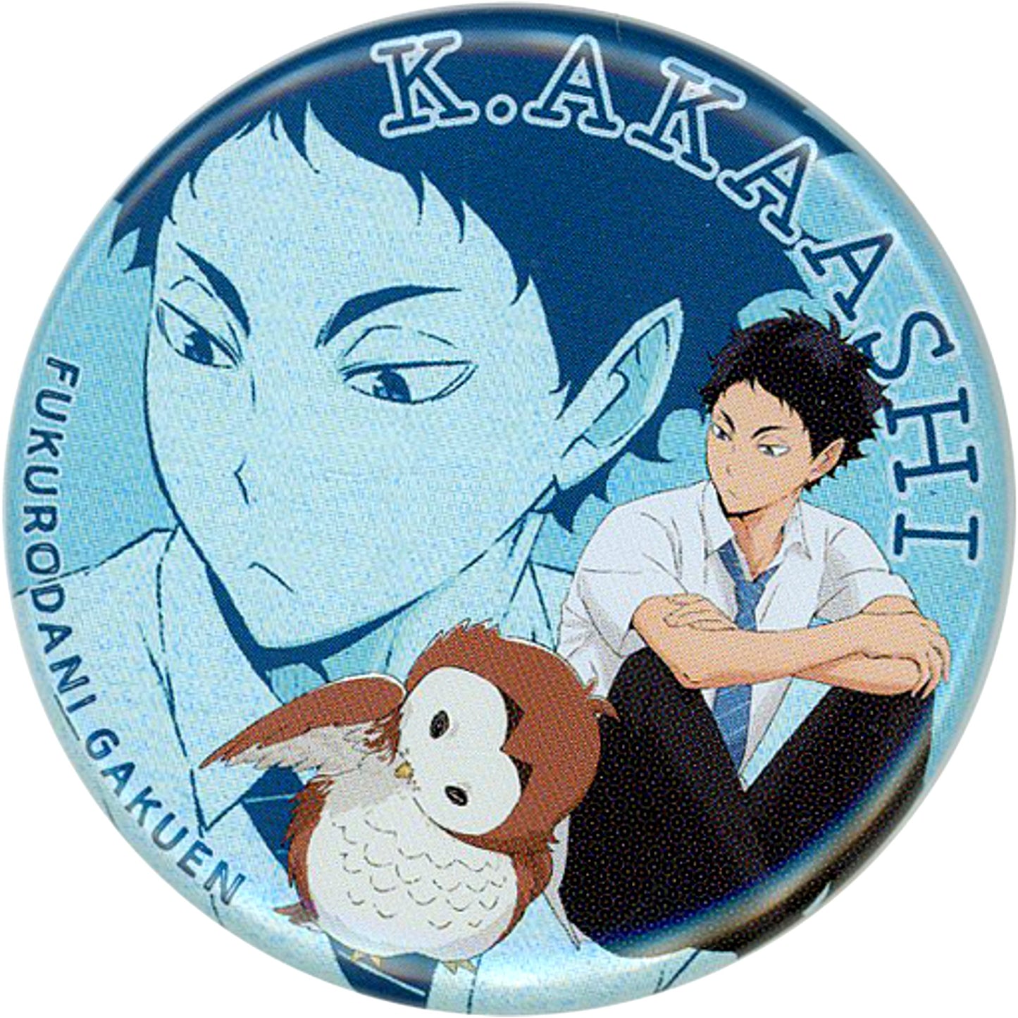 Keiji Akaashi Haikyu!! Mascot Button [USED]