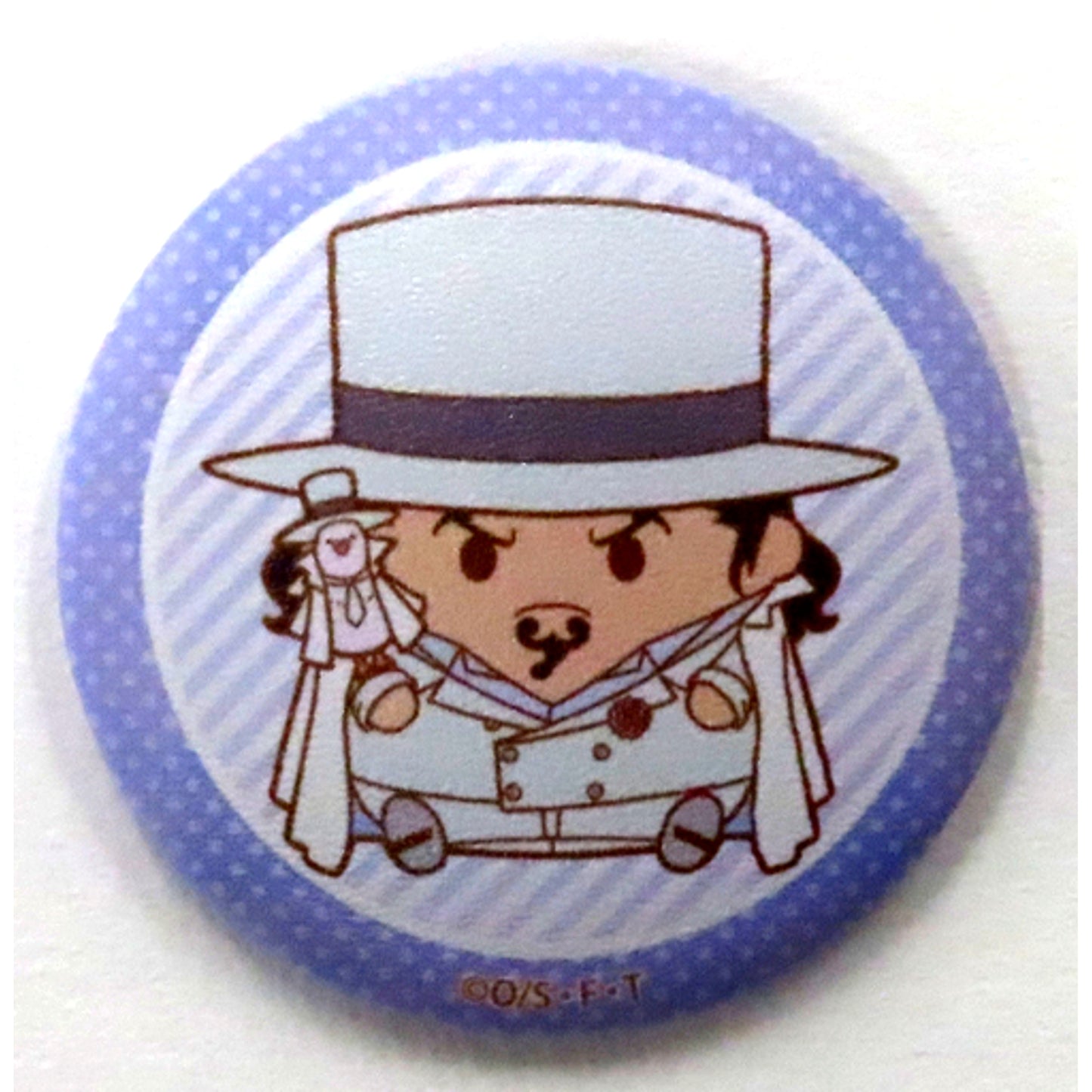 Rob Lucci One Piece Mugitama no Ichimi Puni Button [USED]
