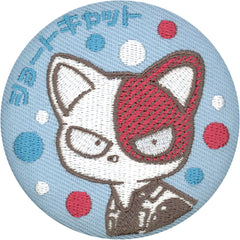 My Hero Academia Shoto Cat Animal Embroidery Badge Collection Buttons [USED]