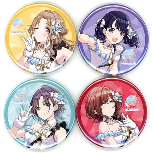 THE IDOLM@STER sHINY COLORs Noctchill & Others Can Badge animate Limited Blu-ray 2nd Live Step Into The Sunset Sky First Production Limited Edition Purchase Bonus 4 Types Set Buttons [USED]