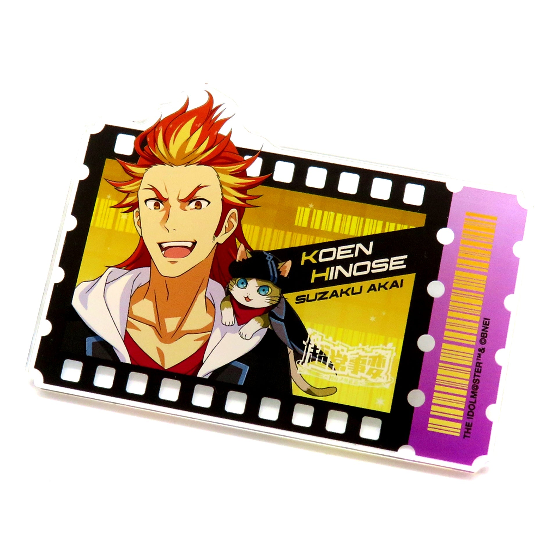 Suzaku Akai Official Produce Badge The Idolmaster SideM Passionable Reading Show -Chojo Jihen Tairitsu Suru Seigi- [USED]