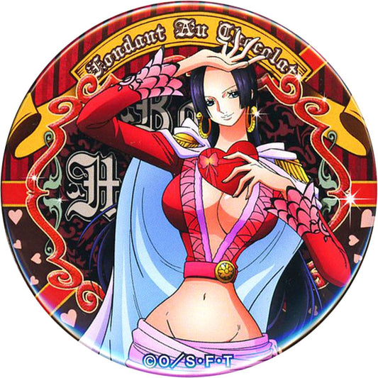 Boa Hancock One Piece Yakara Button Valentine's Day [USED]