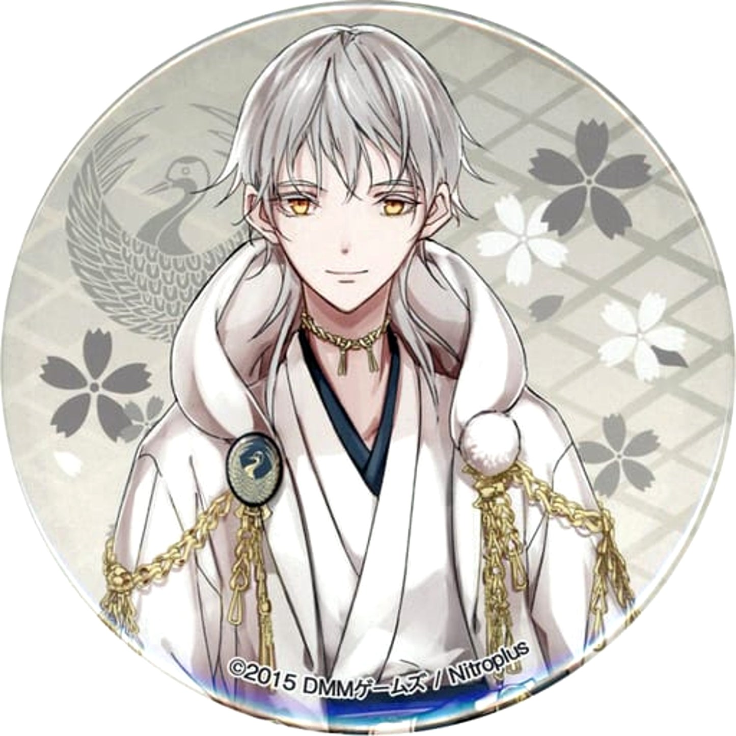 Tsurumaru Kuninaga Standing Picture 25 Touken Ranbu ONLINE Button [USED]