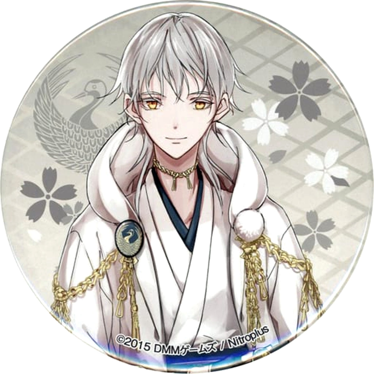 Touken Ranbu ONLINE Tsurumaru Kuninaga Standing Picture 25 Can Badge Buttons [USED]