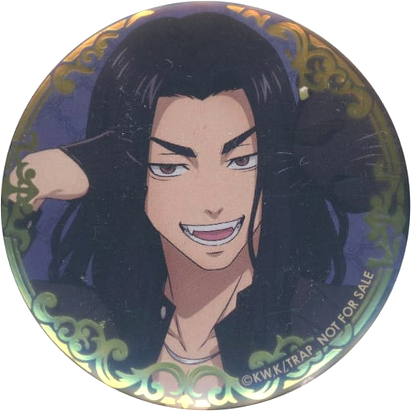 Tokyo Revengers Keisuke Baji Hot Stamping Ver. Trading Can Badge Majestic Beast Bic Camera Kojima Sofmap Limited Box Purchase Privilege Buttons [USED]