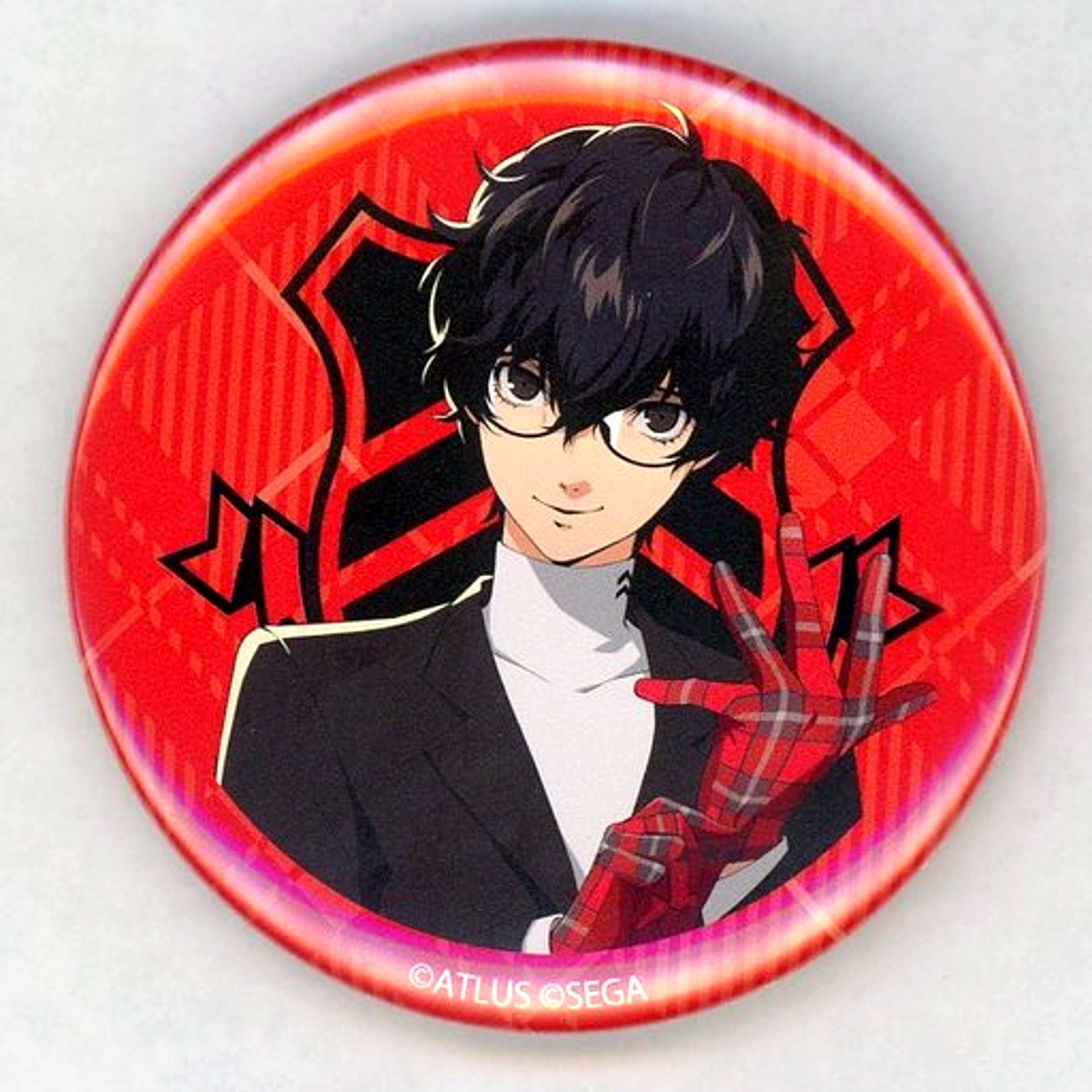 Protagonist Persona 5 Royal Button Persona Series Kobe Tourism Bureau Journey to KOBE Collab [USED]
