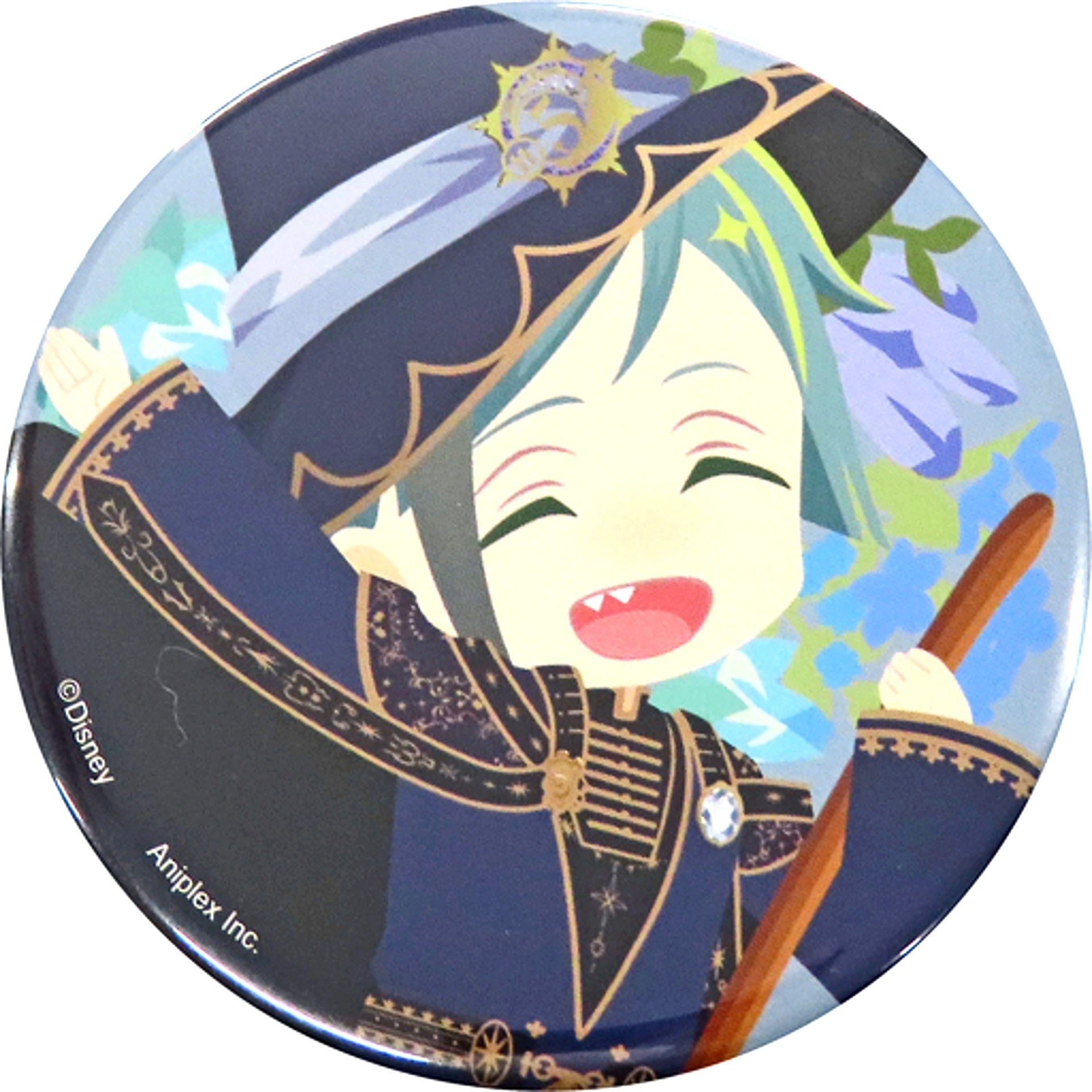 Floyd Leech Button Disney Twisted-Wonderland Floyd Birthday Memorial Goods [USED]