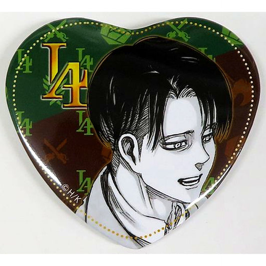Levi Ackerman Attack on Titan Valentine's Day 2022 Trading Heart Button [USED]
