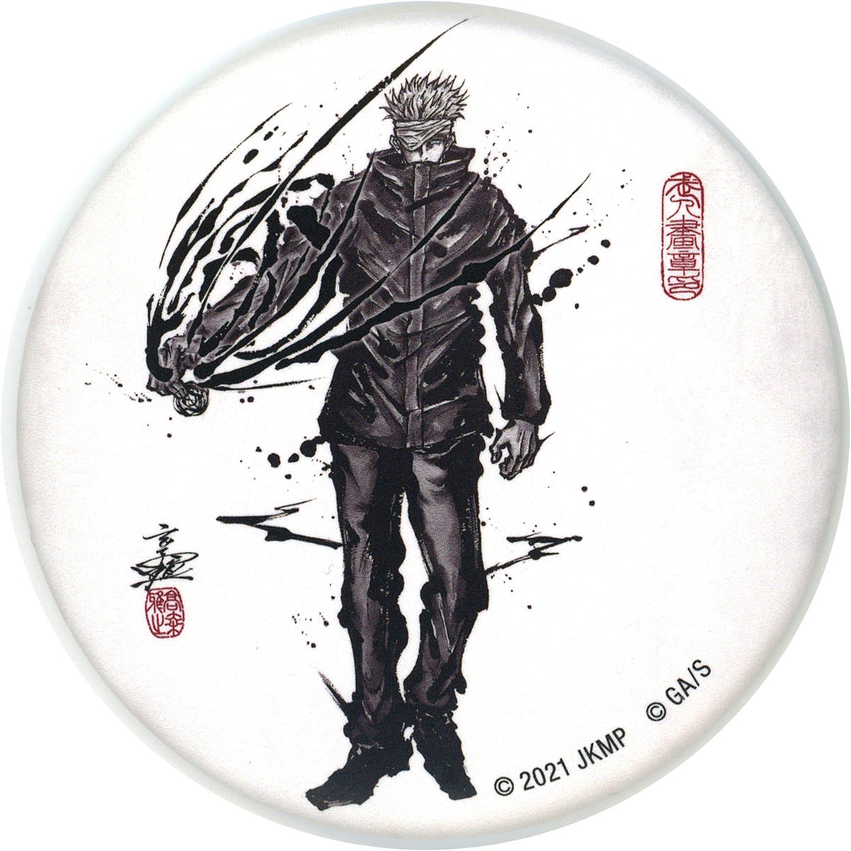 Satoru Gojo Animation Jujutsu Kaisen Exhibition Jujutsu Kaisen 0 The Movie Button [USED]