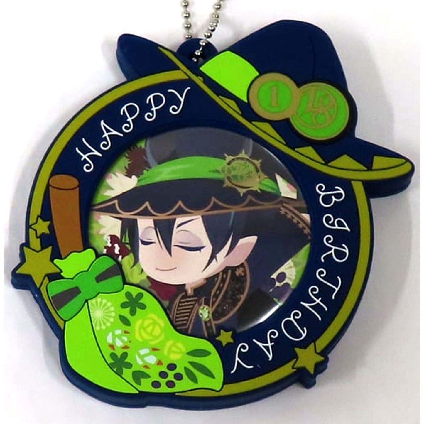 Malleus Draconia Bloom Birthday Button with Cover Disney Twisted Wonderland Malleus Birthday Commemorative Goods [USED]