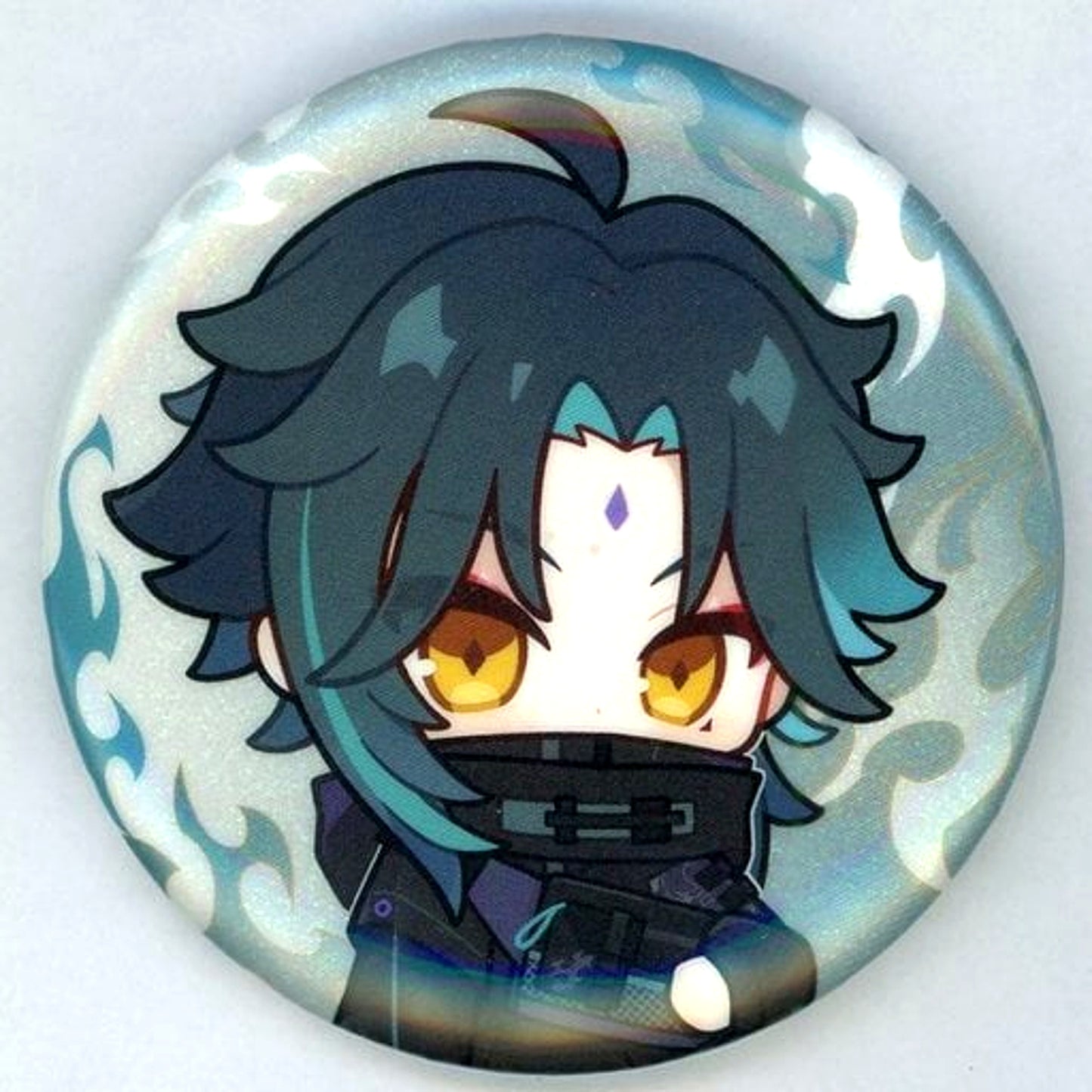 Xiao Genshin Impact Black Suit Button China Limited Official Shop Purchase Bonus [USED]