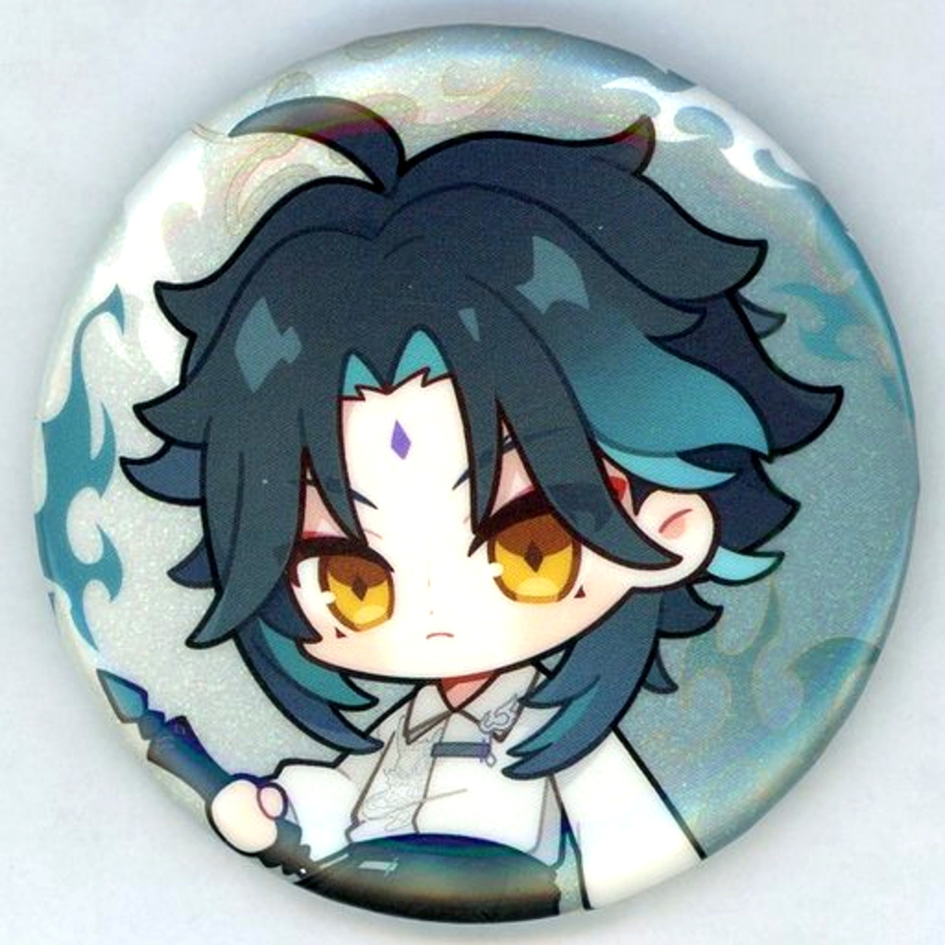 Xiao Genshin Impact White Suit Button China Limited Official Shop Purchase Bonus [USED]