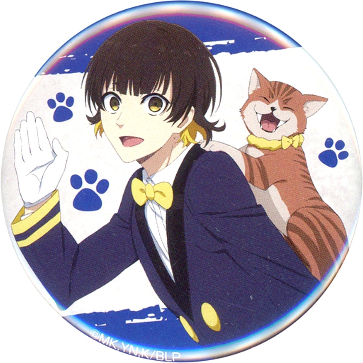 Meguru Bachira Full Body 56mm Round Button Blue Lock in Nanjatown Mini Game Second Selection 1st STAGE VS. BLUE LOCK MAN B Prize [USED]