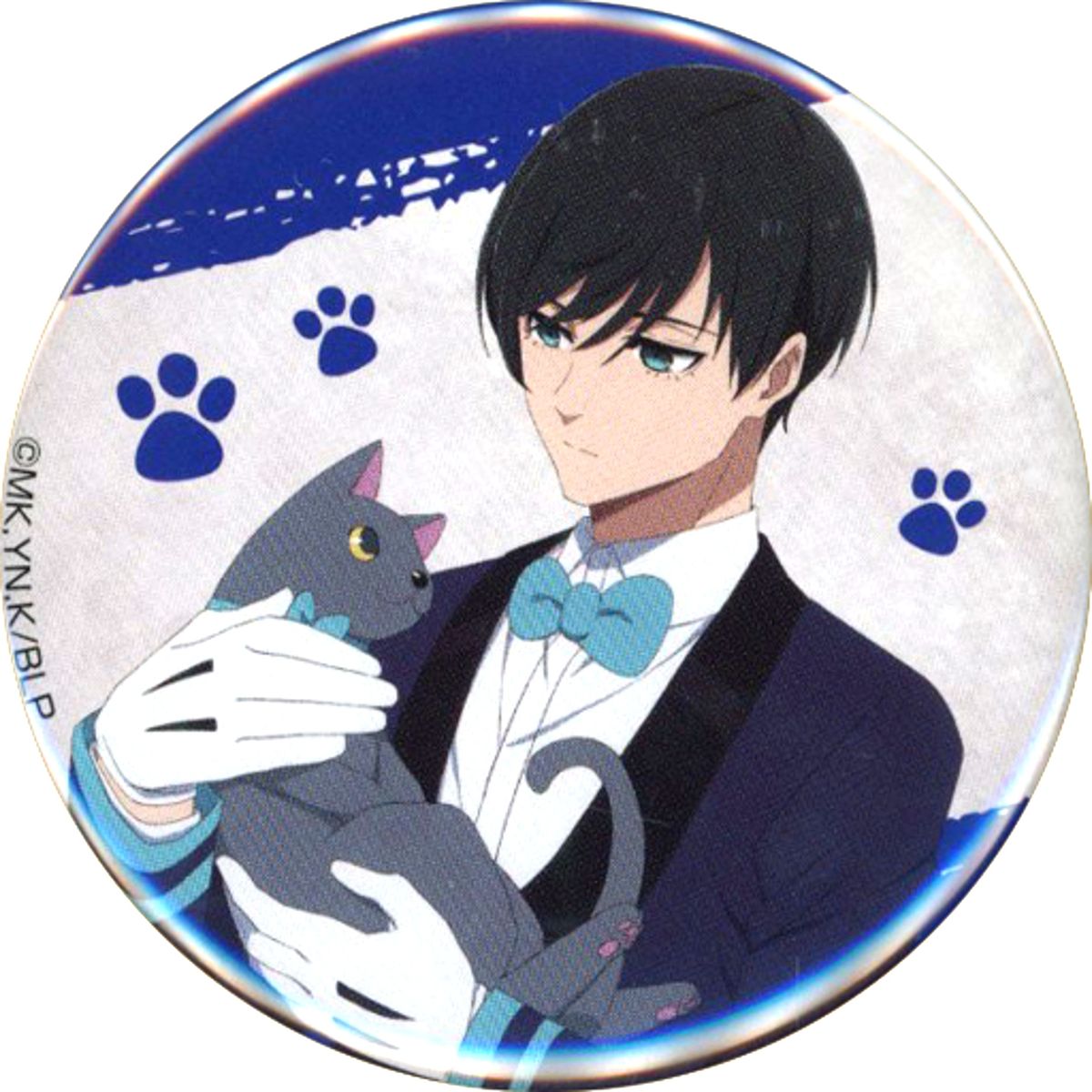 Rin Itoshi Full Body 56mm Round Button Blue Lock in Nanjatown Mini Game Second Selection 1st STAGE VS. BLUE LOCK MAN B Prize [USED]
