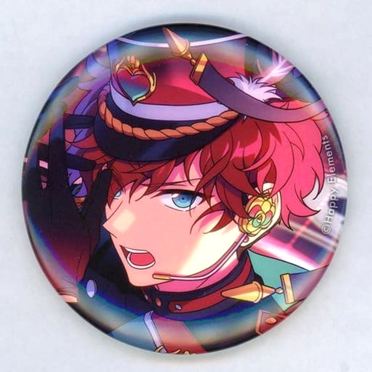 Ensemble Stars!! Hiiro Amagi Evecolle Can Badge 2022 Autumn Idol Side Buttons [USED]