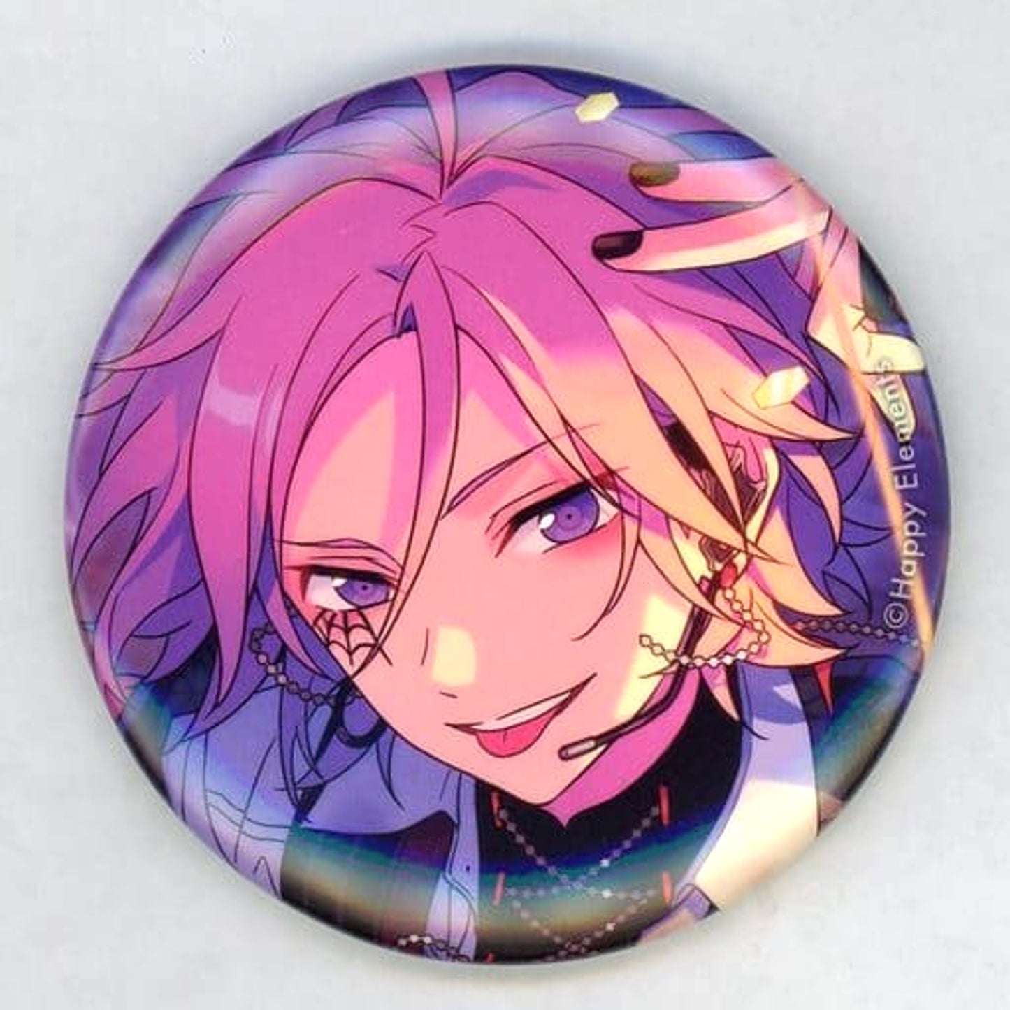 Ensemble Stars!! Kohaku Oukawa Evecolle Can Badge 2022 Autumn Idol Side Buttons [USED]