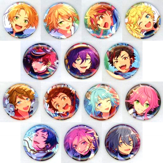 Set of 14 Ensemble Stars!! Ibecolle Button 2022 AUTUMN -Idol Side- [USED]