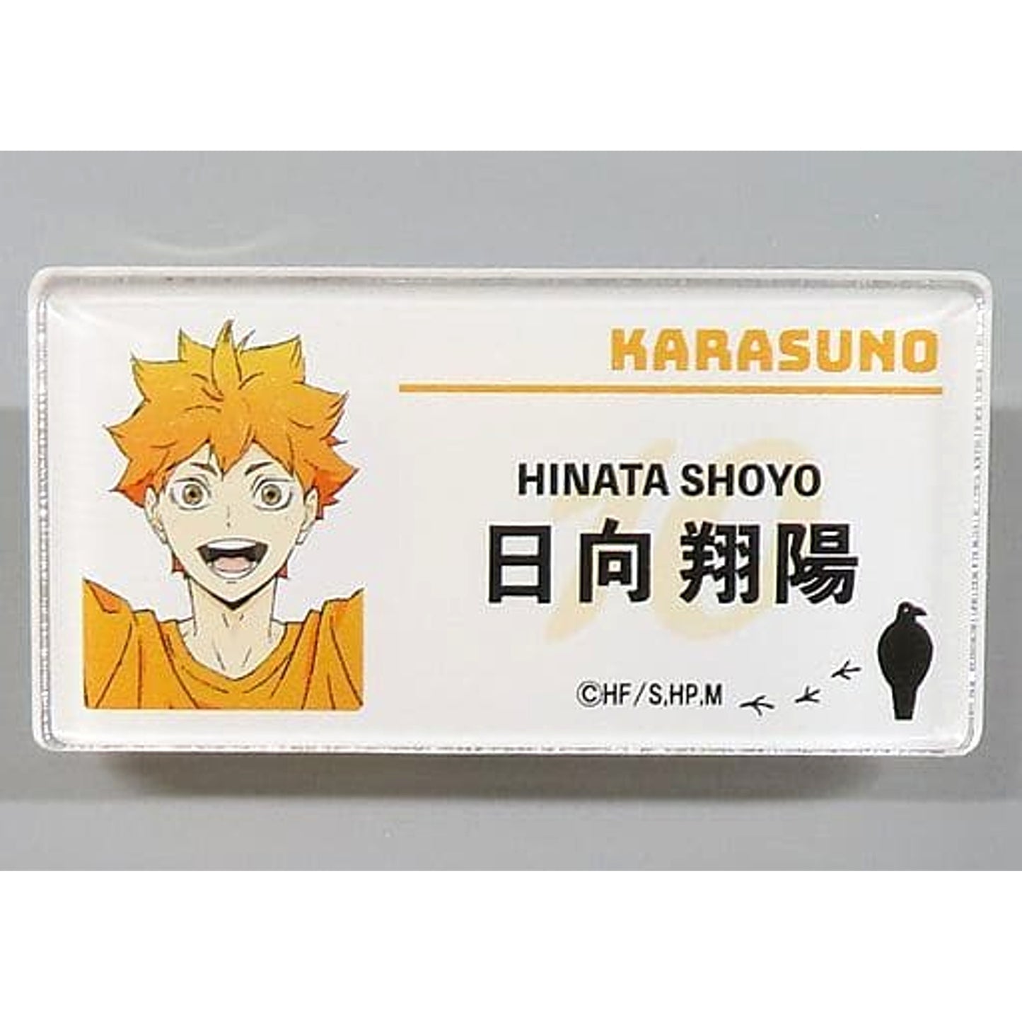 Shoyo Hinata Haikyu!! To The Top Trading Name Plate Paper Airplane Ver. Narita Anime Deck Limited [USED]