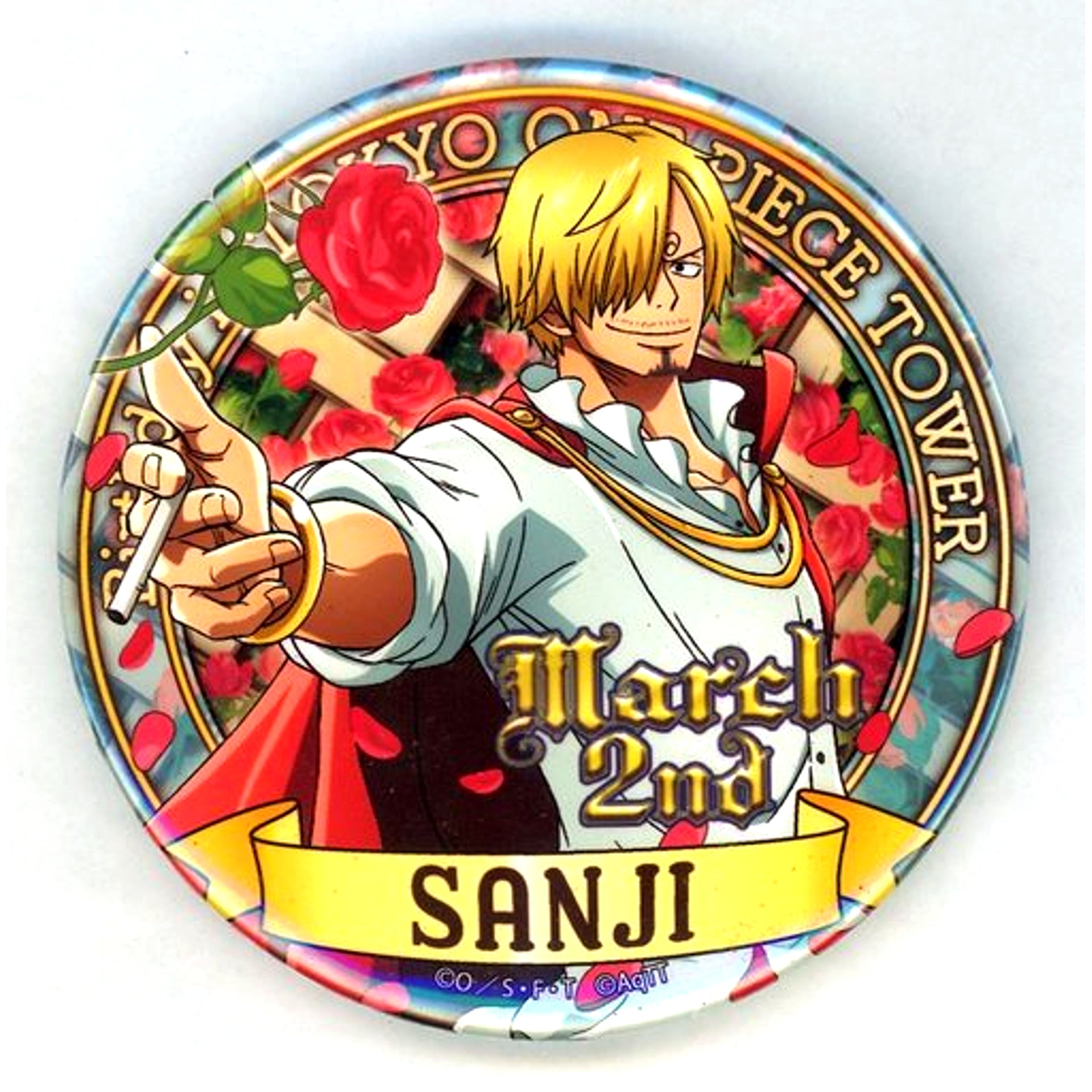 Sanji Birthday Button 2017 Tokyo One Piece Tower [USED]