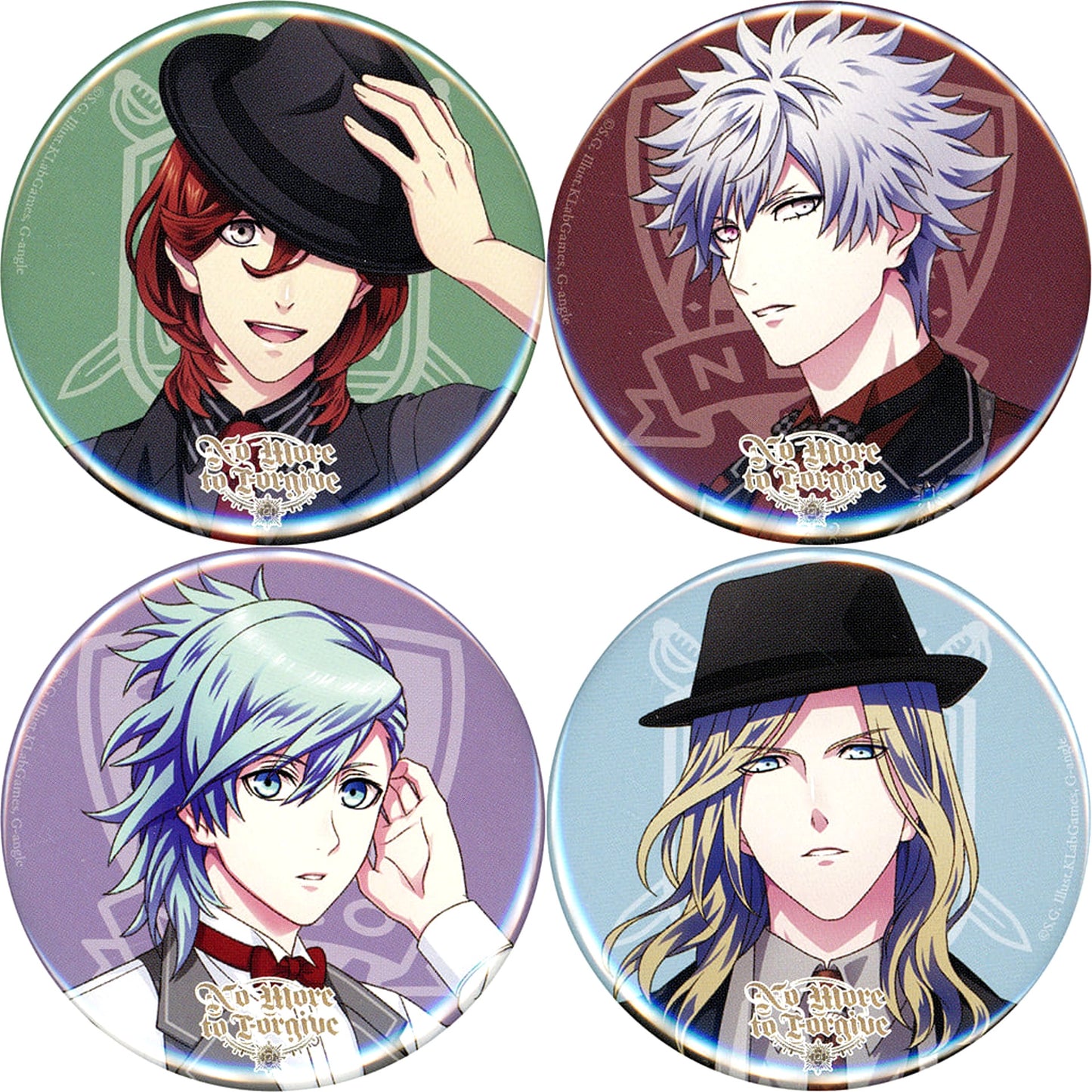 Uta no Prince Sama Shining Live Quartet Night 56mm Can Badge animate Limited Drama CD No More to Forgive Destino Ver. Bundled Bonus Set of 4 Buttons [USED]