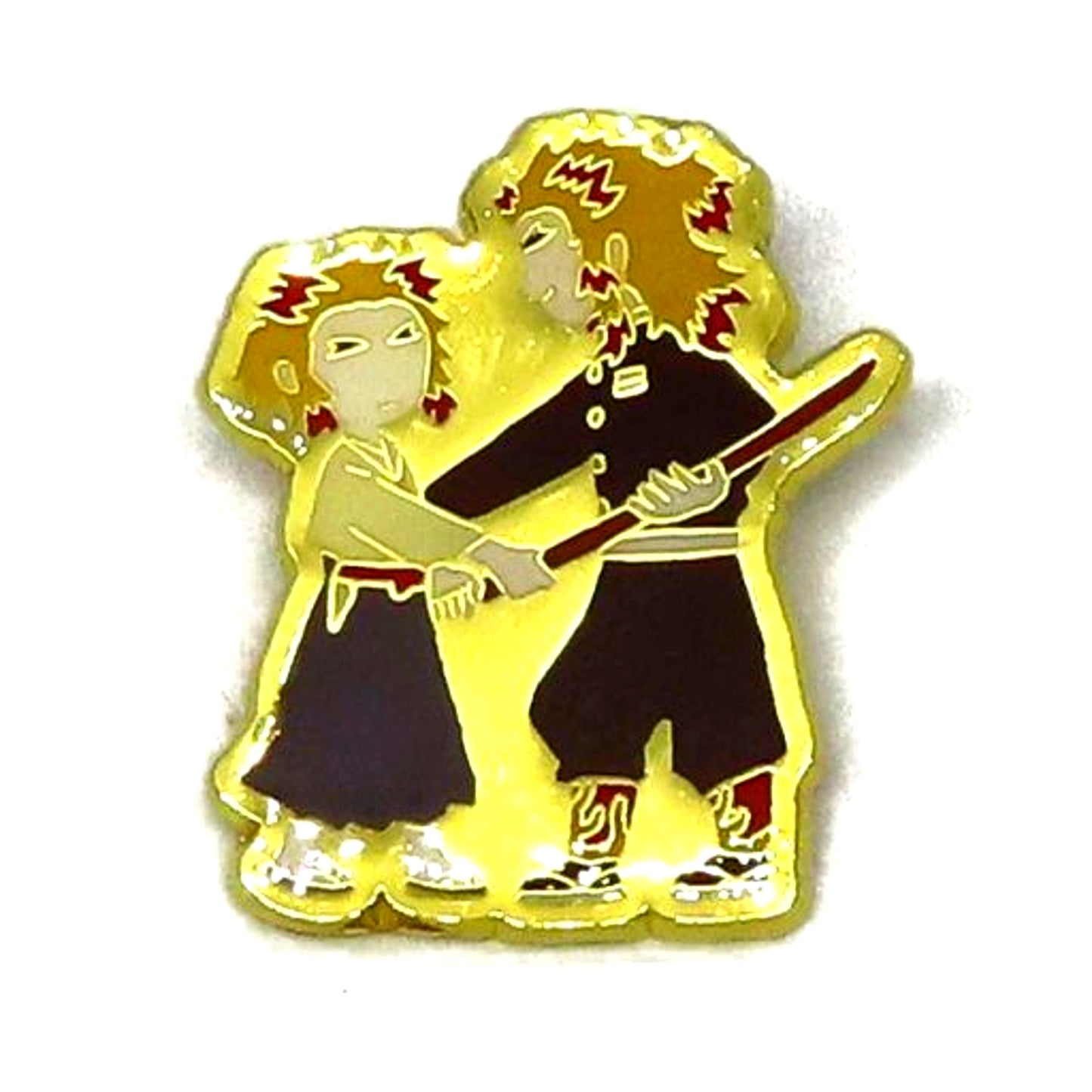 Kyojuro Rengoku Senjuro Rengoku Demon Slayer: Kimetsu no Yaiba Yuru Palette Pins [USED]