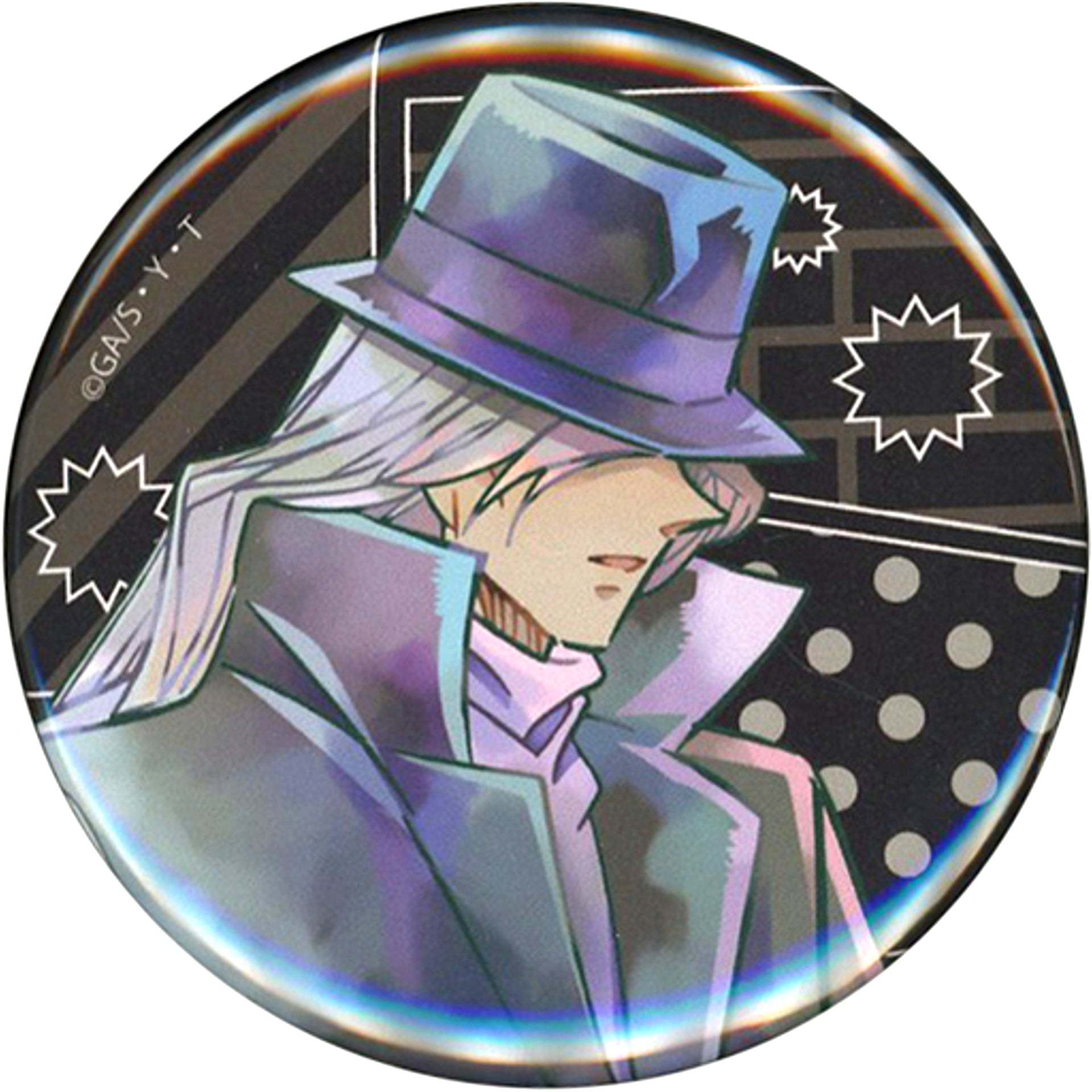 Gin Detective Conan Button PALE TONE series Vol. 4 AnimeJapan 2023 Goods [USED]