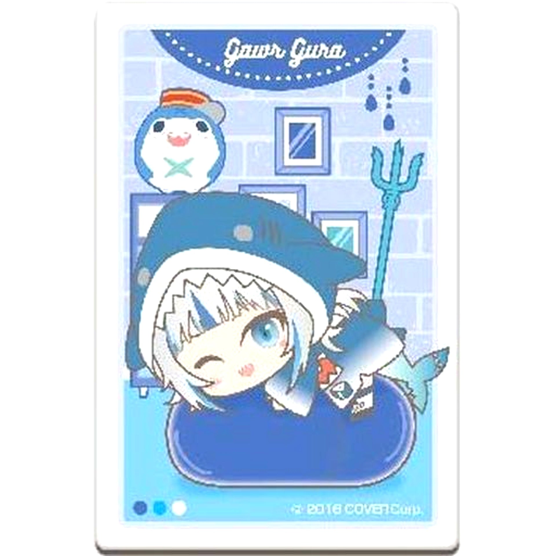 Gawr Gura Virtual YouTuber Hololive Hug Meets B BOX Square Button [USED]
