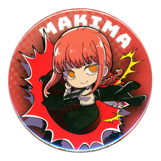 Makima Chainsaw Man Buchimasu! Trading Button [USED]