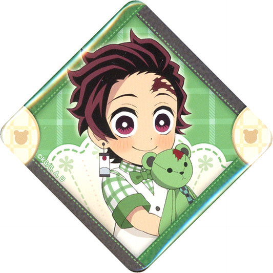 Tanjiro Kamado Demon Slayer x ufotable Cafe MACHI ASOBI CAFE White Day Event 2023 Random Diamond Shaped Button A [USED]