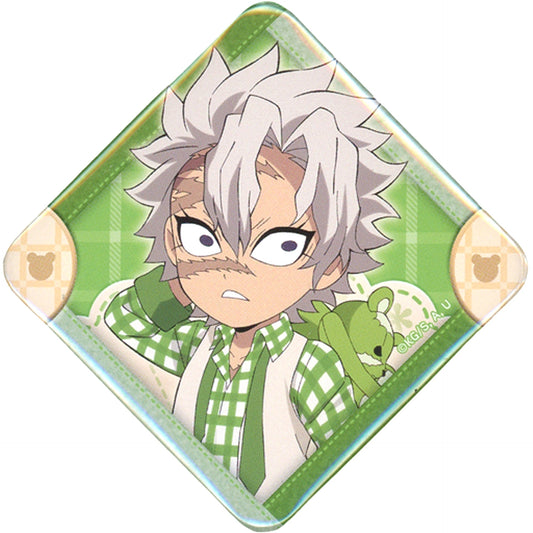 Sanemi Shinazugawa Demon Slayer: Kimetsu no Yaiba Random Diamond Shaped Button A ufotable Cafe Machi Asobi CAFE White Day Event 2023 [USED]