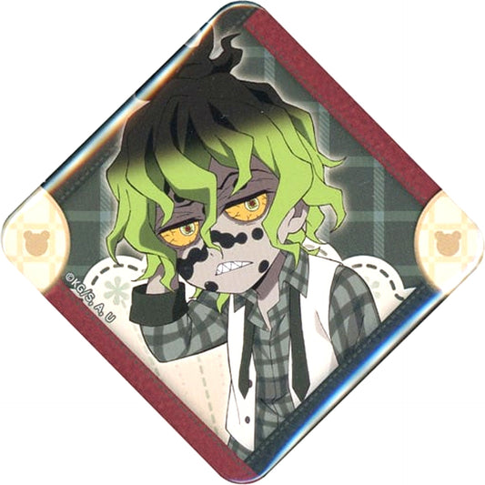Gyutaro Demon Slayer Kimetsu no Yaiba x ufotable Cafe Machi Asobi CAFE White Day Event 2023 Random Diamond Shape Button A [USED]