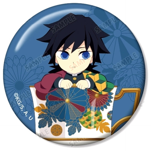 Giyu Tomioka Demon Slayer: Kimetsu no Yaiba Trading Minichara Tea Cup Ver. Button [USED]