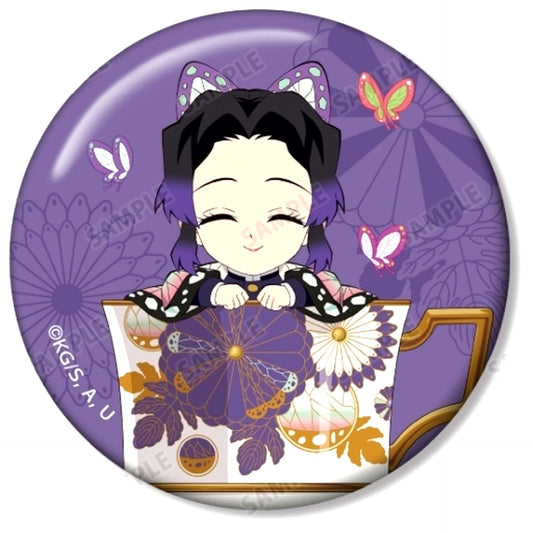 Shinobu Kocho Demon Slayer: Kimetsu no Yaiba Trading Minichara Tea Cup Ver. Button [USED]