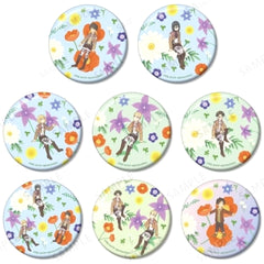Attack on Titan Ellen Yeager & Others Trading Botania Can Badge All 8 Types Set Buttons [USED]