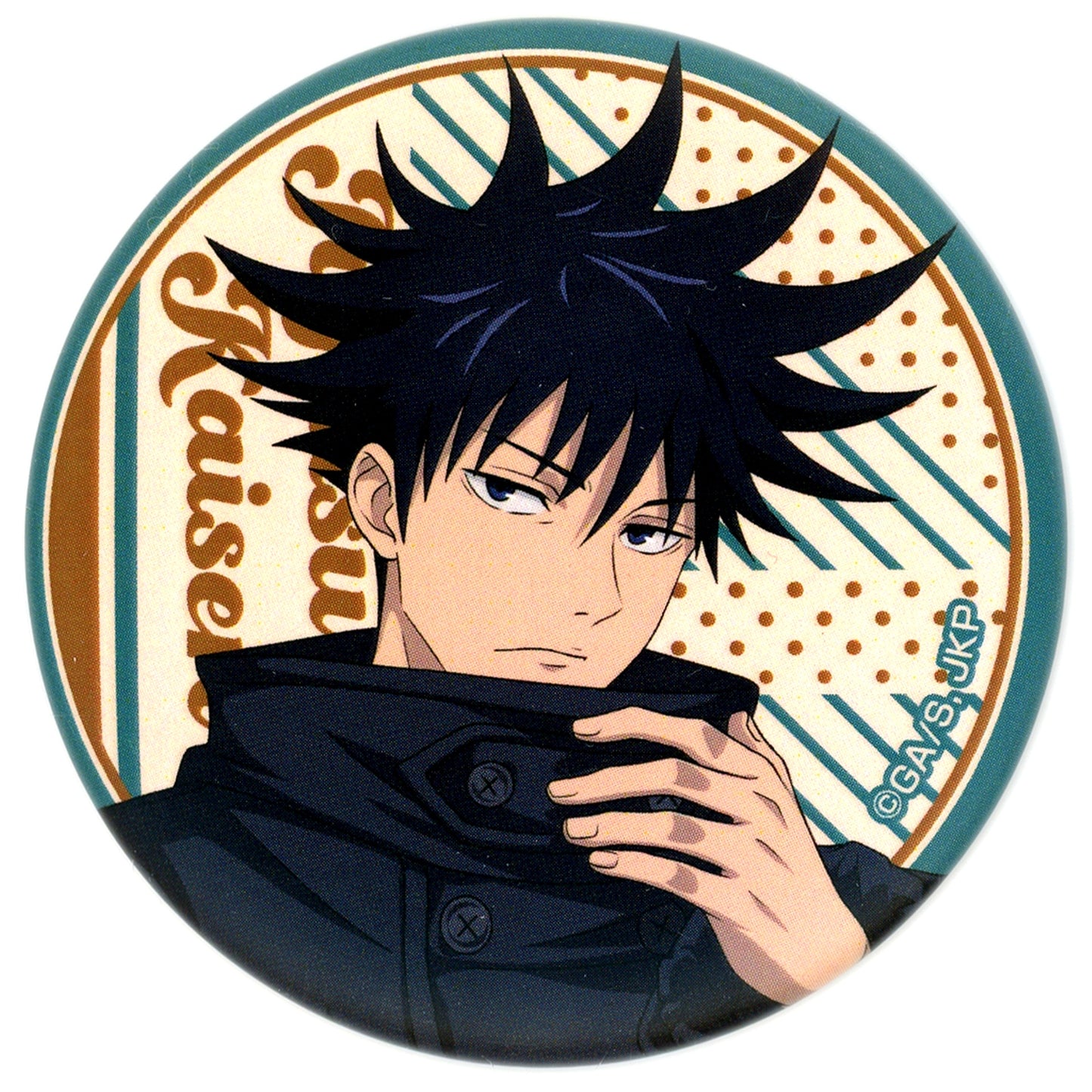 Megumi Fushiguro Jujutsu Kaisen Winter Clothes Ver. Drawn Button Collection Don Quijote [USED]