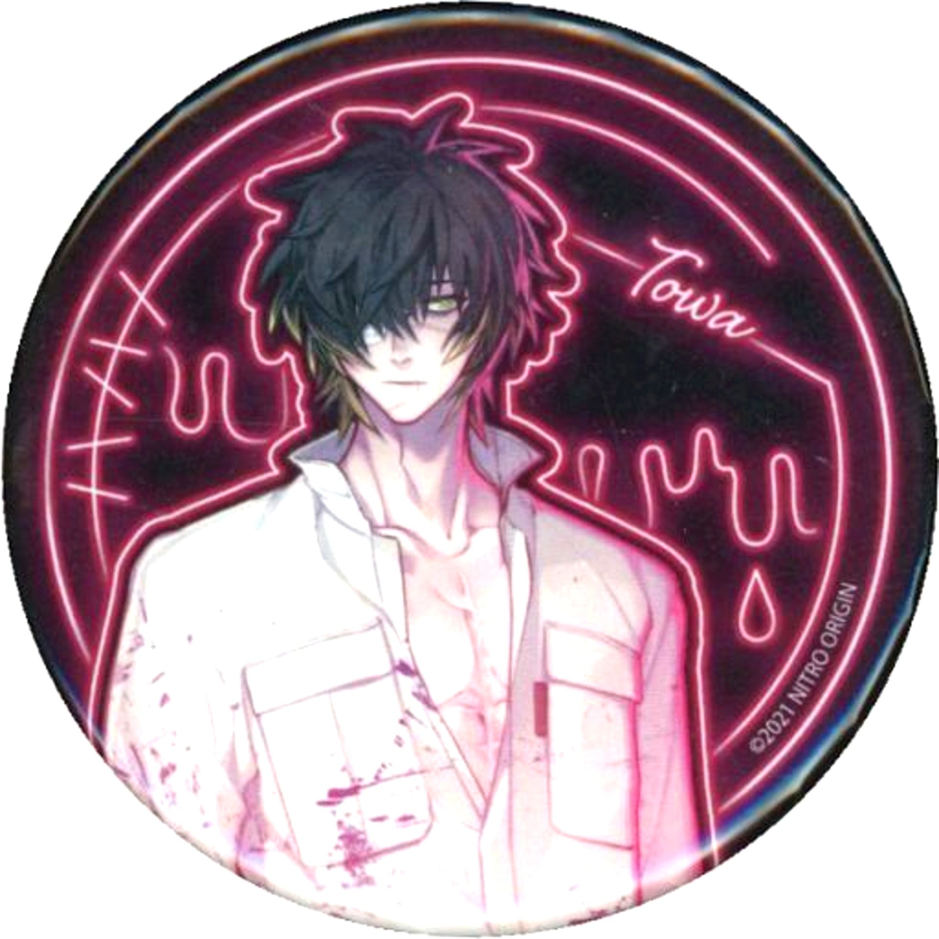 Towa White Shirt Ver. Slow Damage Button Prize E eeo Kuji [USED]
