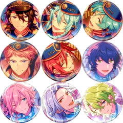 Ensemble Stars! Rei Sakuma & Others Five Eccentrics & Fine (Past) Can Badge Collection All 9 Types Set Buttons [USED]