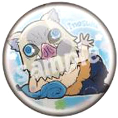 Demon Slayer: Kimetsu no Yaiba Inosuke Hashibira Pita! Deformed Sigh of Relief Trading Can Badge Buttons [USED]