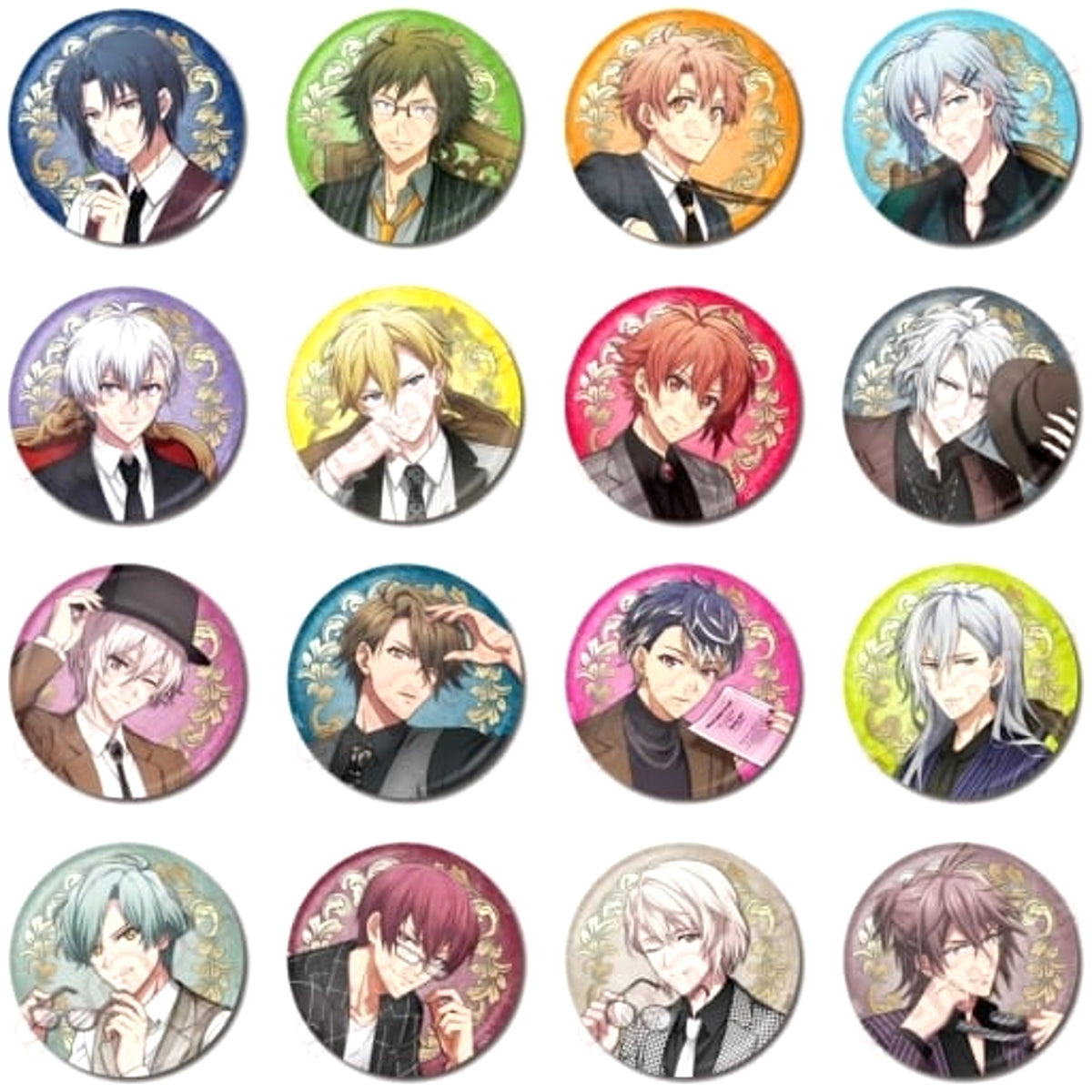 IDOLiSH7 Iori Izumi & Others 2023 Calendar Ver. Trading Can Badge All 16 Types Set Buttons [USED]