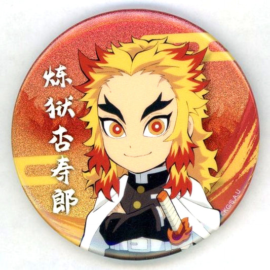 Kyojuro Rengoku Deformed Demon Slayer Trading Button B China Ltd [USED]