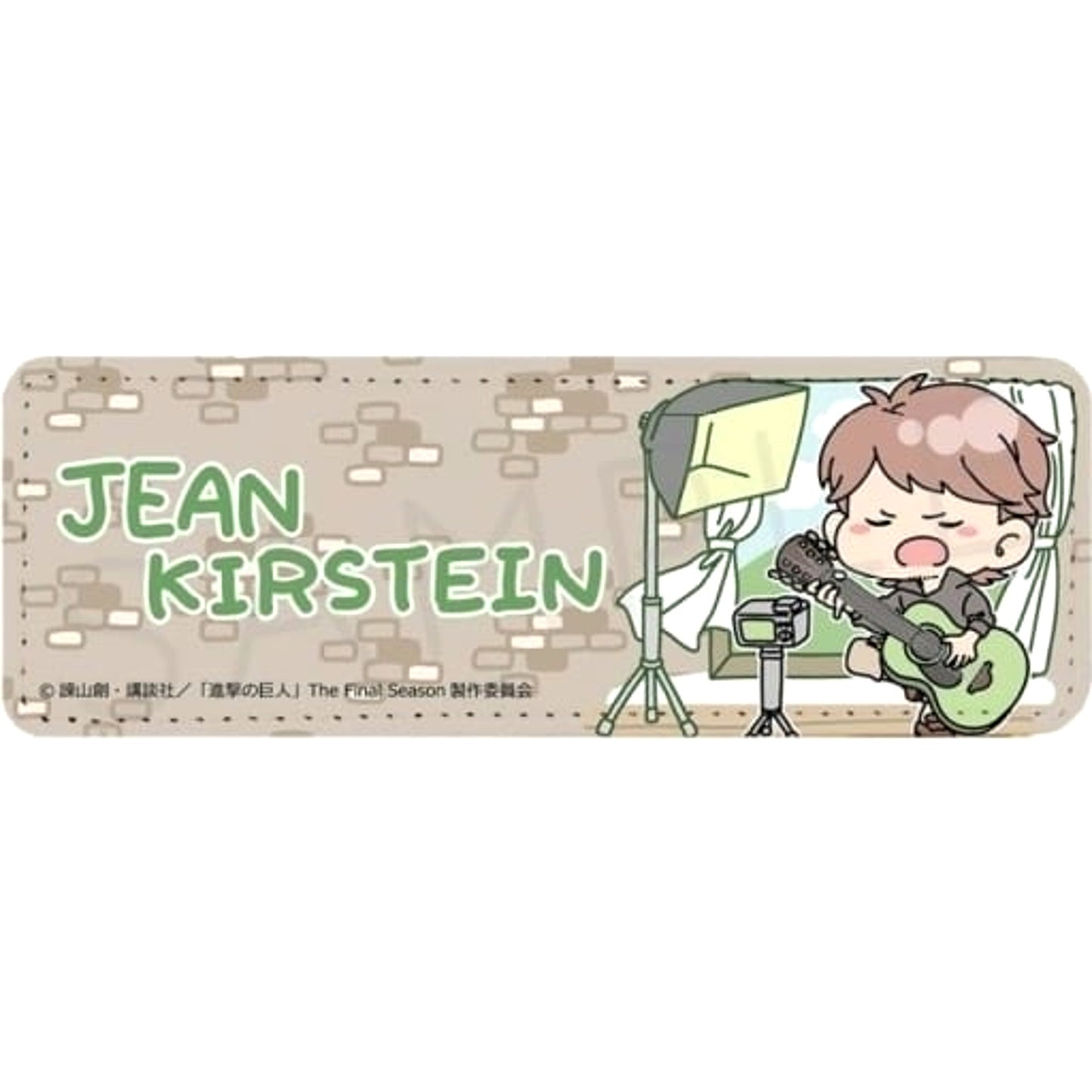 Attack on Titan The Final Season Jean Kirstein Mocho-D Long Leather Badge Part 8 Buttons [USED]