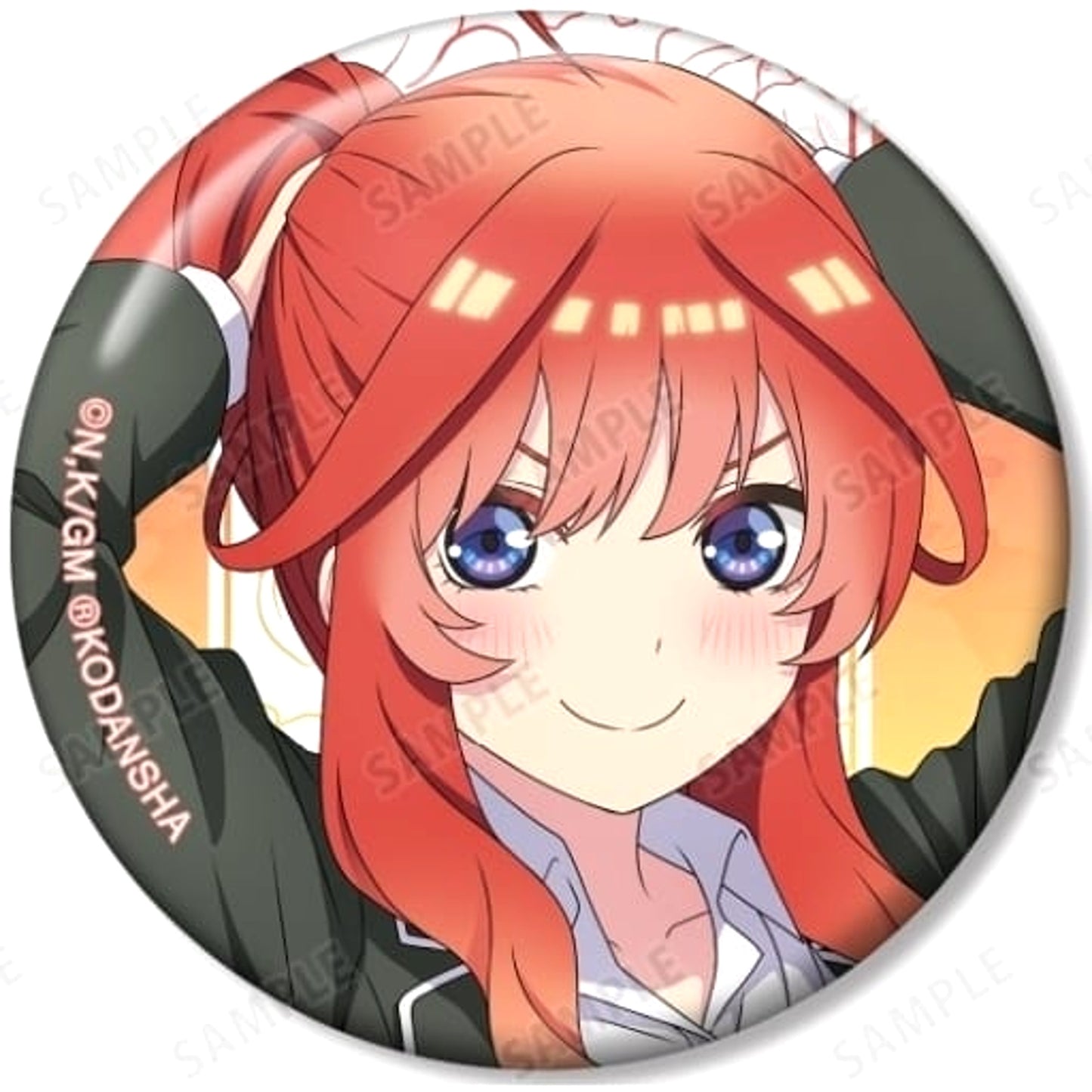 The Quintessential Quintuplets Movie Itsuki Nakano A Newly Drawn Illustration Trading Can Badge Costume Exchange Ver. Buttons [USED]