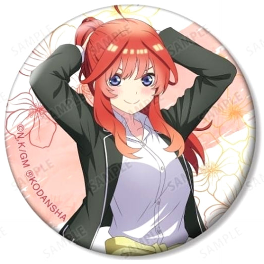 The Quintessential Quintuplets Movie Itsuki Nakano B Newly Drawn Illustration Trading Can Badge Costume Exchange Ver. Buttons [USED]