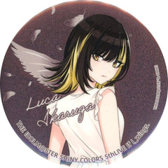 THE IDOLM@STER sHINY COLORs Luka Ikaruga Official 75mm Glitter Can Badge 5th Live If I_Wings.Limited Buttons [USED]