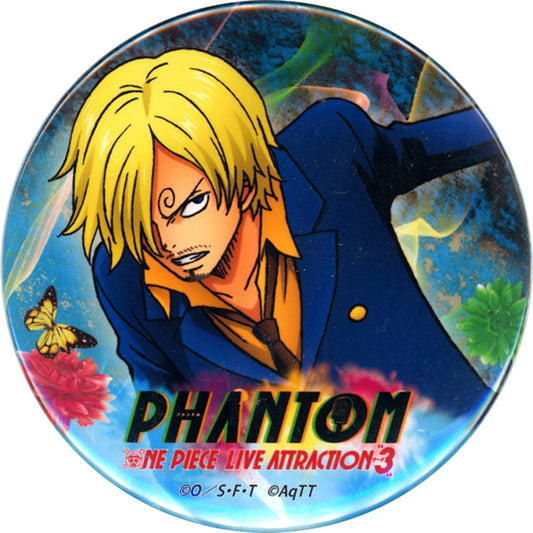 Sanji One Piece LIVE ATTRACTION MARIONETTE 3 PHANTOM Button [USED]