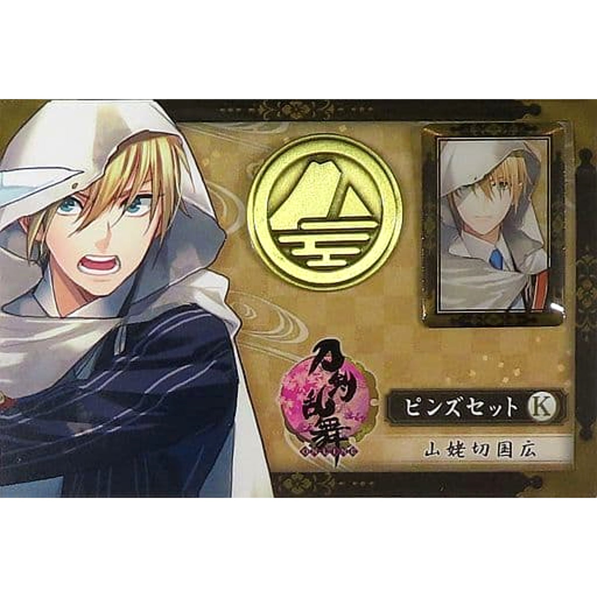 Touken Ranbu ONLINE Yamanbagiri Kunihiro K Pins Set Set of 2 Pins [USED]