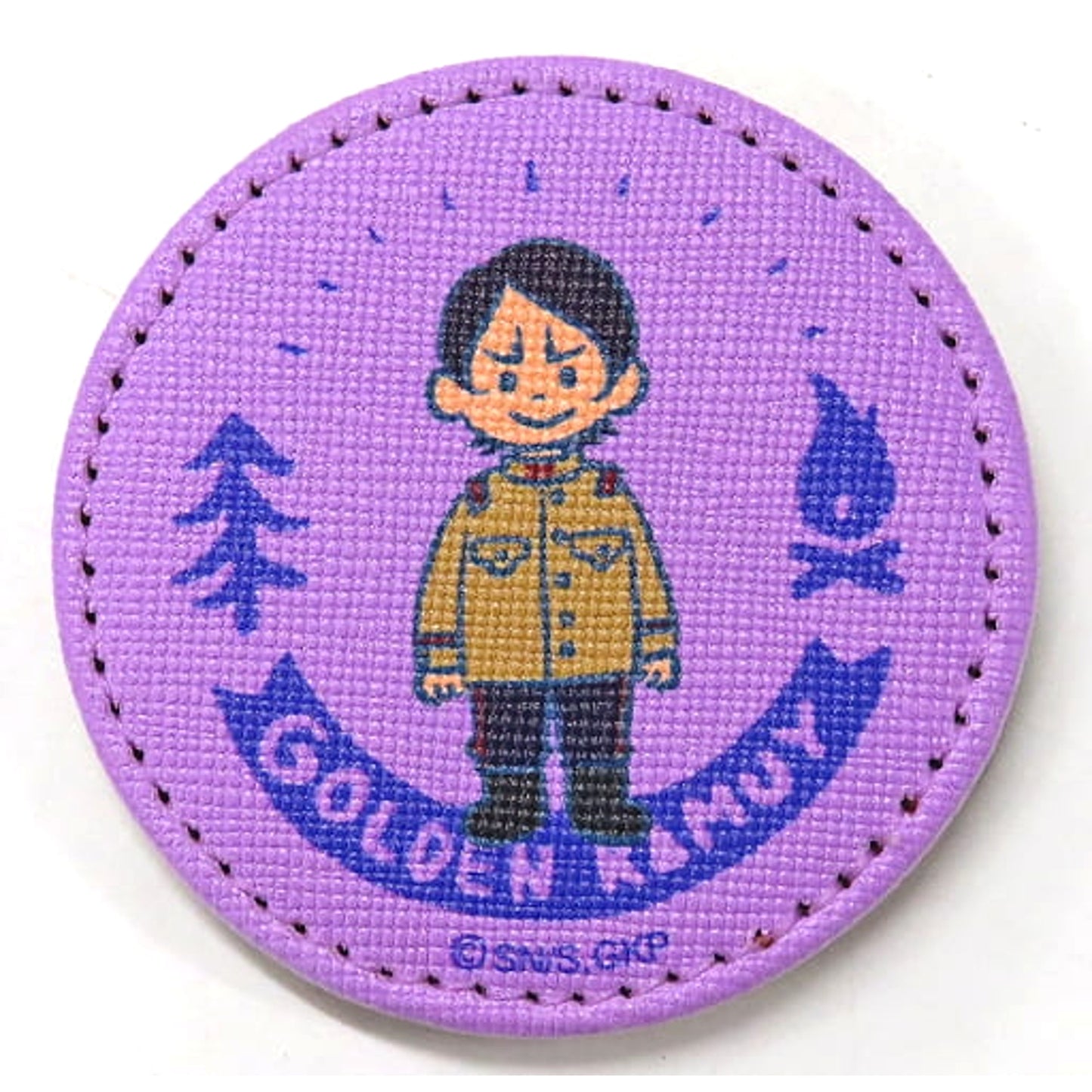 Golden Kamuy Otonoshin Koito Beee's Knees Leather Badge Buttons [USED]
