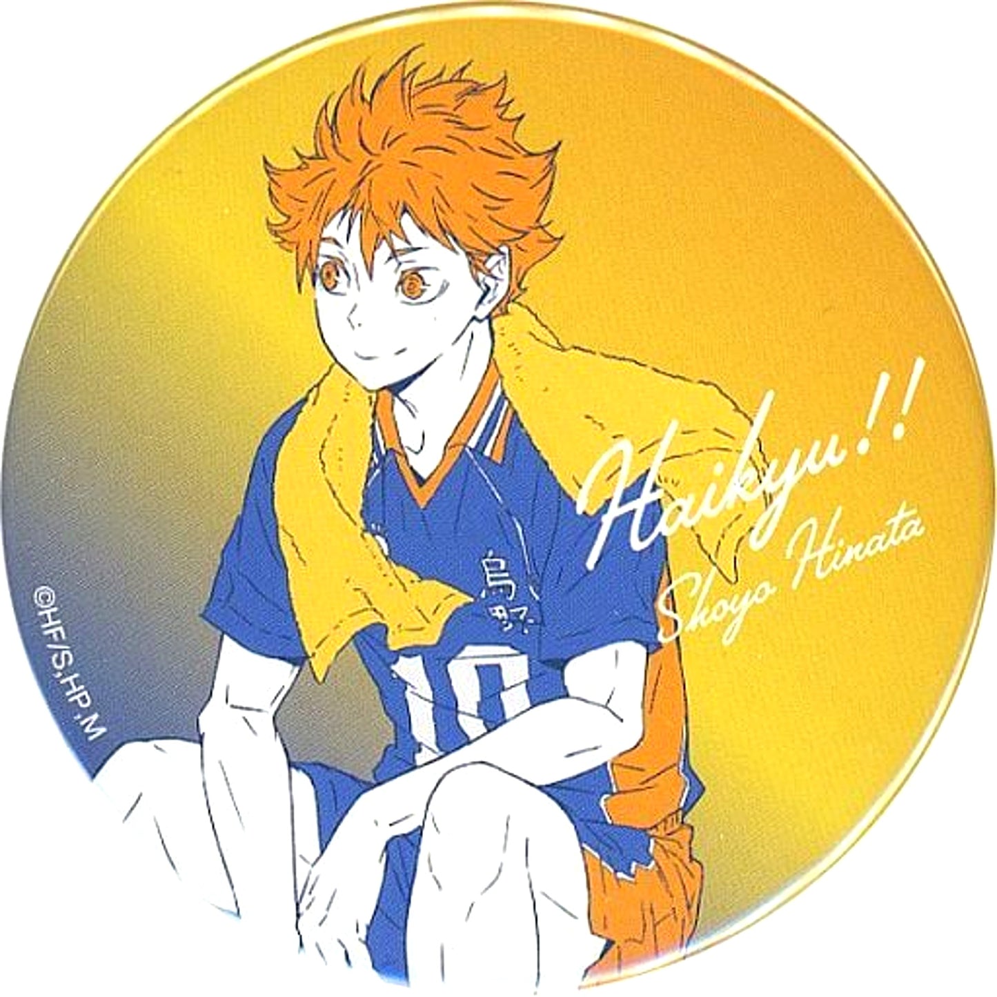 Shoyo Hinata Haikyu!! Button A Character Color Shokichi Luck Test! Mikuji Off Shot x Color Vol. 2 [USED]